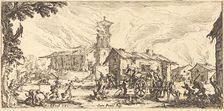 Ravaging and Burning a Village, c. 1633. Creator: Jacques Callot