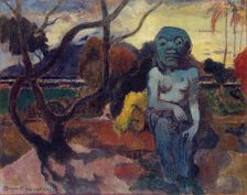 Rave te hiti aamu, (The Idol), 1898. Creator: Paul Gauguin
