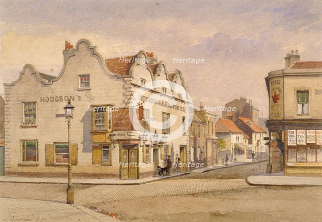 Raven Inn, Battersea, London, 1887.  Artist: John Crowther