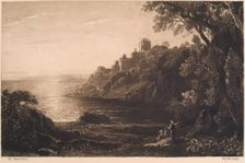 Ravensheugh Castle, (c1826), c1889. Creator: William Brassey Hole