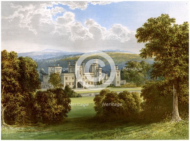 Ravensworth Castle, County Durham, home of the Earl of Ravensworth, c1880. Artist: Unknown