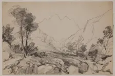Ravine in the Mountains, 19th century. Creator: John William Casilear