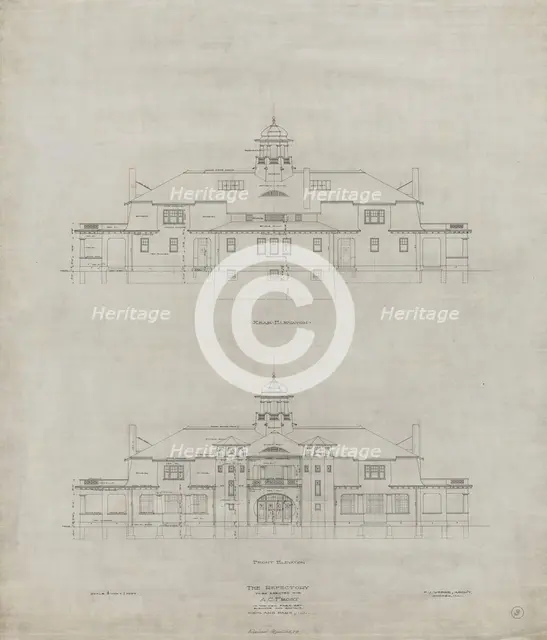 Ravinia Refectory, 1904. Creator: Peter Joseph Weber.