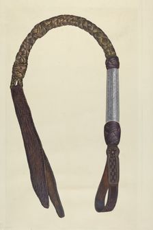 Rawhide Quirt, 1935/1942. Creator: Cecil Smith