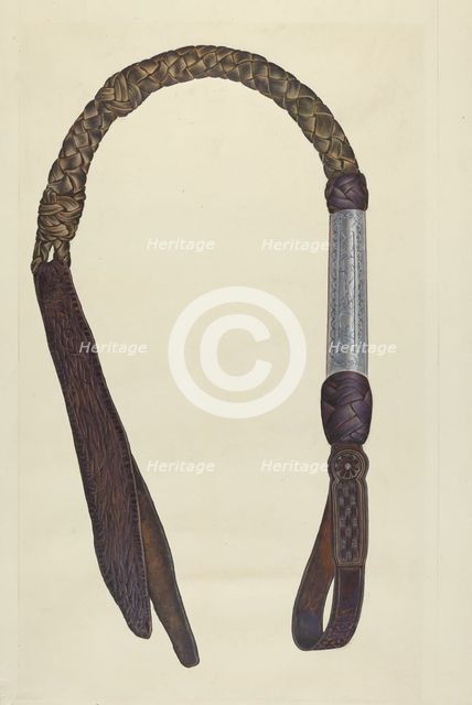 Rawhide Quirt, 1935/1942. Creator: Cecil Smith.