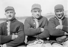 Ray Morgan, Chick Gandil, And Rip Williams, Washington Al, at University of Virginia..., c 1912-1915 Creator: Harris & Ewing