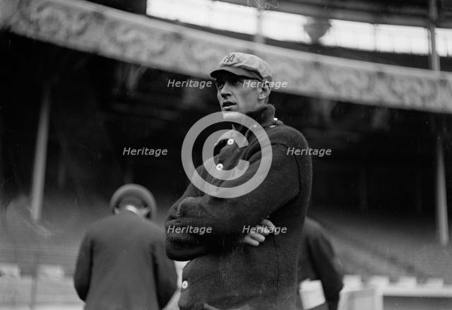 Ray Caldwell, New York AL, at Polo Grounds, NY (baseball), 1913. Creator: Bain News Service.