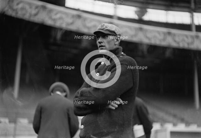 Ray Caldwell, New York AL, at Polo Grounds, NY (baseball), 1913. Creator: Bain News Service.