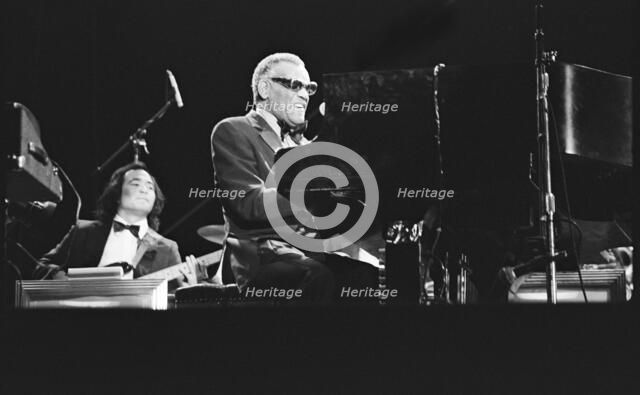 Ray Charles, Capital Jazz Festival, Knebworth, 1982.  Artist: Brian O'Connor.