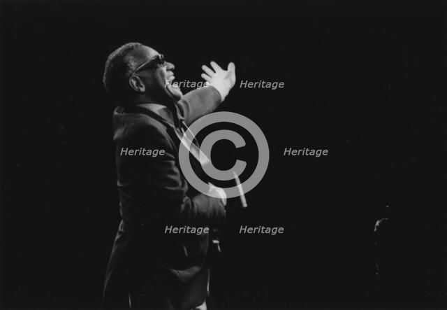 Ray Charles, Capital Radio Jazz Festival, Knebworth, 1982. Creator: Brian Foskett.