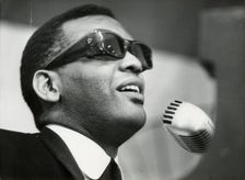 Ray Charles, American musician, Stockholm, Sweden, 1962. Creator: Unknown