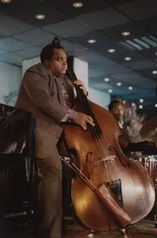 Ray Drummond, Jazz Inn Party, Nordwijk, Netherlands, 1989. Creator: Brian Foskett