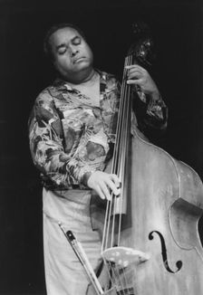 Ray Drummond, Jazz Inn Party, Nordwijk, the Netherlands, 1989. Creator: Brian Foskett