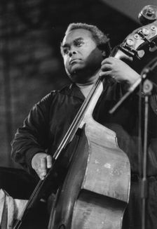 Ray Drummond, Jazz Inn Party, Nordwijk, the Netherlands, 1989. Creator: Brian Foskett