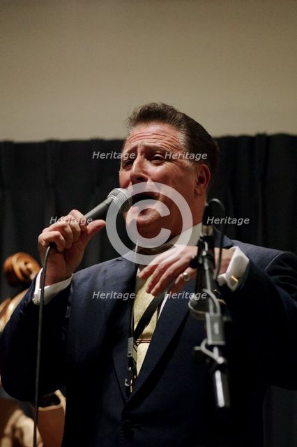 Ray Gelato, Watermill Jazz Club, Dorking, Surrey, Jan 2016. Artist: Brian O'Connor.