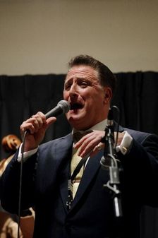 Ray Gelato, Watermill Jazz Club, Dorking, Surrey, Jan 2016. Artist: Brian O'Connor
