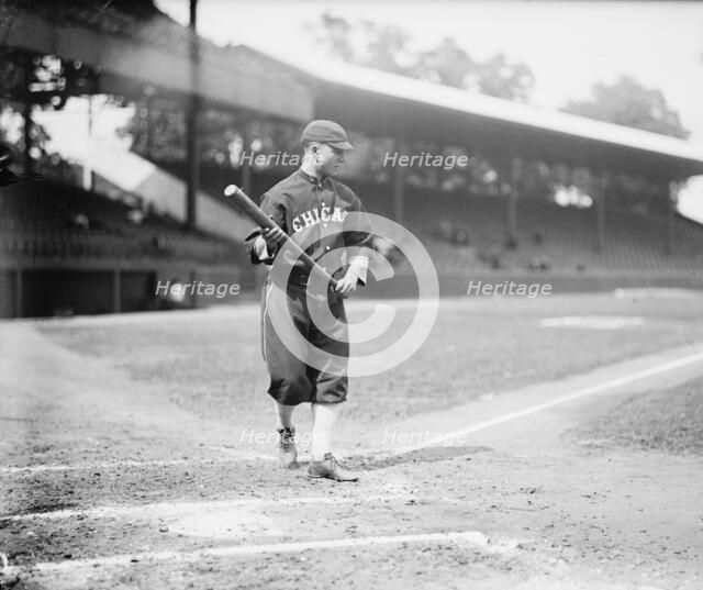 Ray Schalk, Chicago Al (Baseball), 1913. Creator: Harris & Ewing.