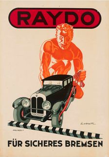 Raydo - for safe braking, c1928-1930. Creator: Lubatti, Domenico (Nico) (1904-1943)