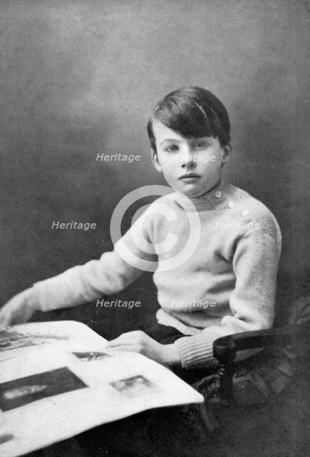 Raymond Wilfrid Sholto Douglas aged 9, 1911.  Creator: Unknown.