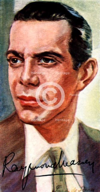 Raymond Hart Massey, (1896-1983), Canadian actor, 20th century. Artist: Unknown