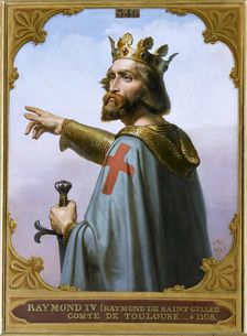 Raymond IV, Count of Toulouse, called Raymond of Saint-Gilles , 1843. Creator: Blondel, Merry-Joseph (1781-1853)