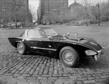 Raymond Loewy's Jaguar car, 1956. Creator: Gottscho-Schleisner, Inc