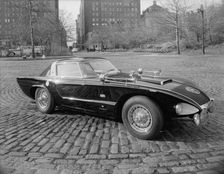 Raymond Loewy's Jaguar car, 1956. Creator: Gottscho-Schleisner, Inc