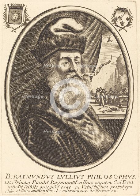 Raymond Lulle. Creator: Balthasar Moncornet.