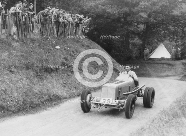 Raymond Mays in an ERA car, c1934-c1939. Artist: Unknown