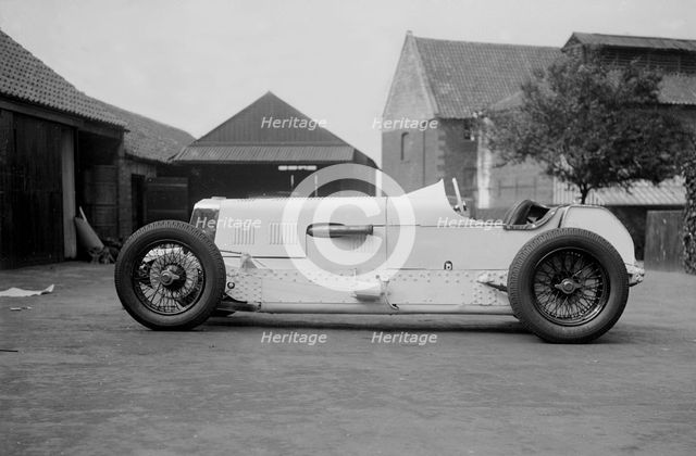 Raymond Mays' Vauxhall-Villiers, c1930s. Artist: Bill Brunell.