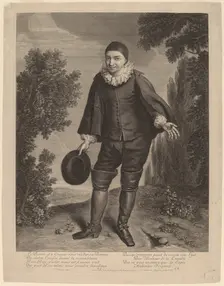 Raymond Poisson as Crispin. Creator: Gerard Edelinck
