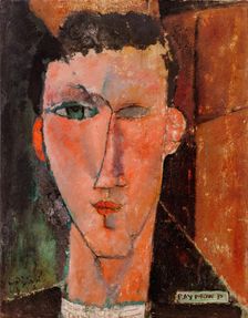 Raymond Radiguet, 1915. Creator: Amadeo Modigliani