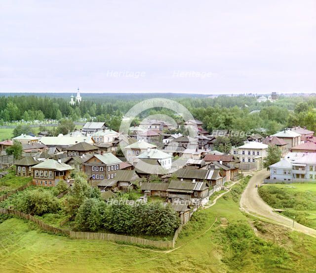 Razgulay, outskirts of the city of Perm, 1910. Creator: Sergey Mikhaylovich Prokudin-Gorsky.