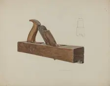 Rabbet Plane, 1938. Creator: Clarence Secor