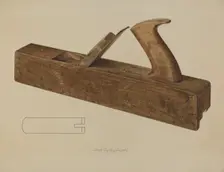Rabbet Plane, 1938. Creator: Lloyd Charles Lemcke