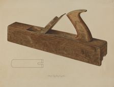 Rabbet Plane, 1938. Creator: Lloyd Charles Lemcke