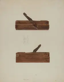 Rabbet Plane, c. 1937. Creator: Samuel Faigin
