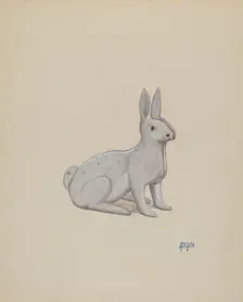 Rabbit, c. 1936. Creator: Rex F Bush
