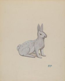 Rabbit, c. 1936. Creator: Rex F Bush
