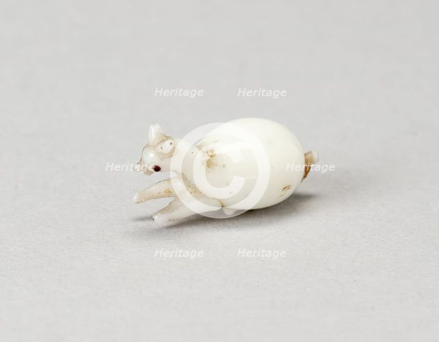 Rabbit, France, 18th century. Creator: Verres de Nevers.