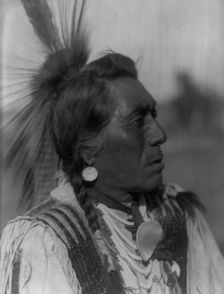Rabbit Head-Hidatsa, c1908. Creator: Edward Sheriff Curtis