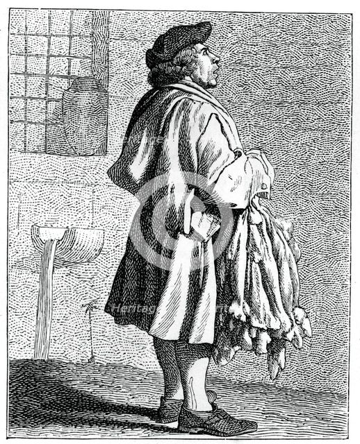 Rabbit Skins!, 1737-1742.Artist: Bouchardon