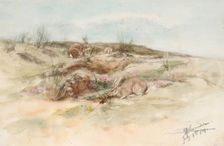 Rabbits, 1891. Creator: Edwin Alexander