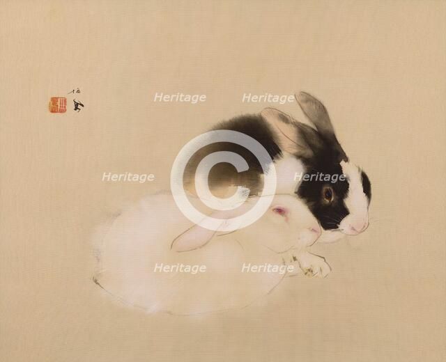 Rabbits, c1939. Creator: Takeuchi, Seiho (1864-1942).
