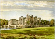 Raby Castle, County Durham, home of the Duke of Cleveland, c1880