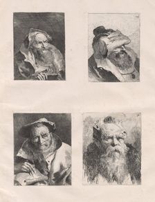 Raccolta di teste (Parts I and II), 1773-1774. Creator: Giovanni Battista Tiepolo