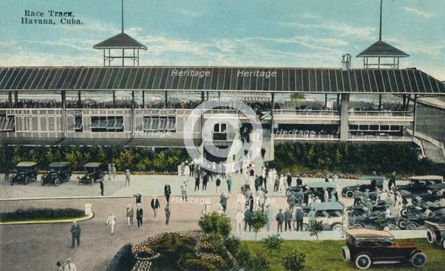 Race Track, Havana, Cuba, c1950s. Artist: Unknown