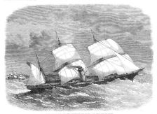 Race across the Atlantic between the Russia and the City of Paris, 1869. Creator: Unknown