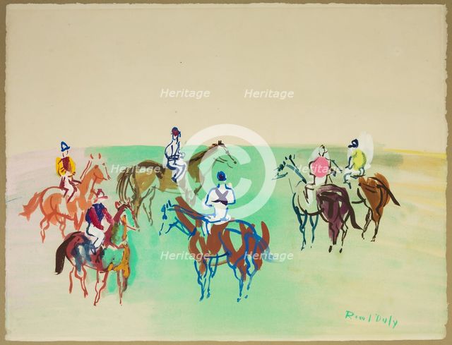 Race Course, 20th century. Creator: Raoul Dufy.