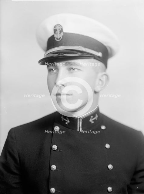 Race F. Crane, Midshipman - Portrait, 1933. Creator: Harris & Ewing.